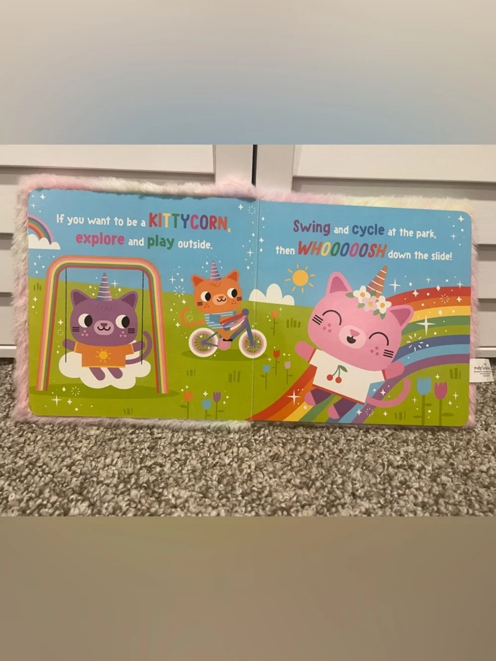 Kittycorn Plush Storybook Unicorn Cat Kids Book Soft Fuzzy Toy